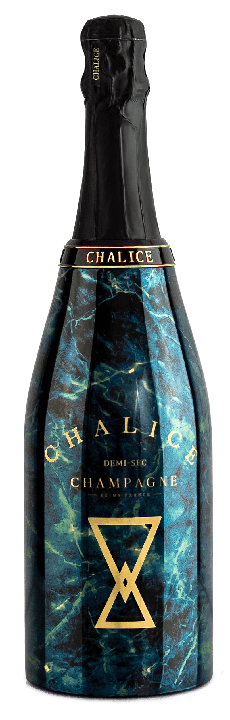 Chalice blue bottle - Demi-Sec